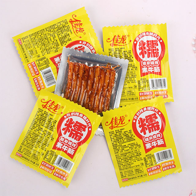 30g snack oishi Tendón de ternera vegetariano-sabor Mala